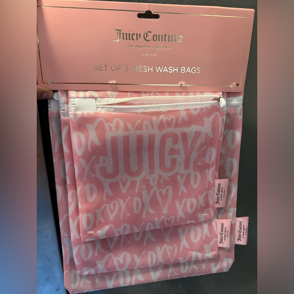 Juicy couture washing bag set of 3